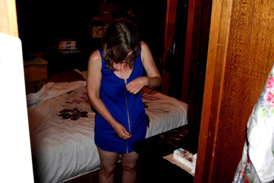 Wifes new dress, with nylons 1 of 39 pics