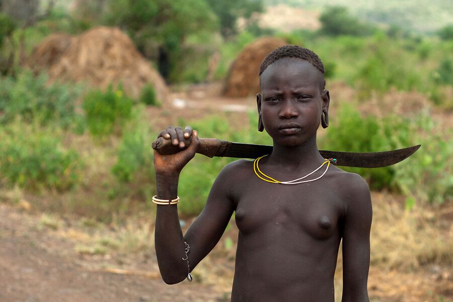 Free porn pics of African tribe – Mursi (Ethiopia) 10 of 41 pics