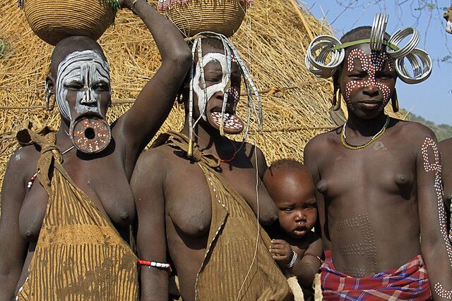 Free porn pics of African tribe – Mursi (Ethiopia) 1 of 41 pics