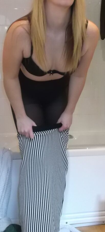 GF dressing in slutty pencil skirt for office - PLS COMMENT 8 of 23 pics