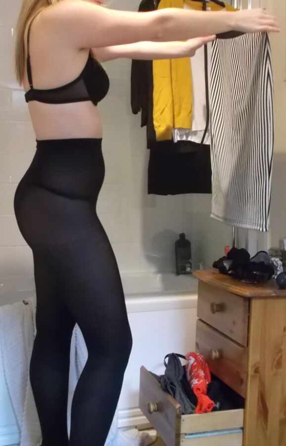GF dressing in slutty pencil skirt for office - PLS COMMENT 5 of 23 pics