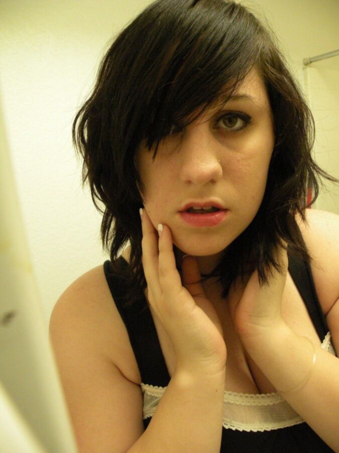 Free porn pics of Heavy-titted goth teen 1 of 21 pics