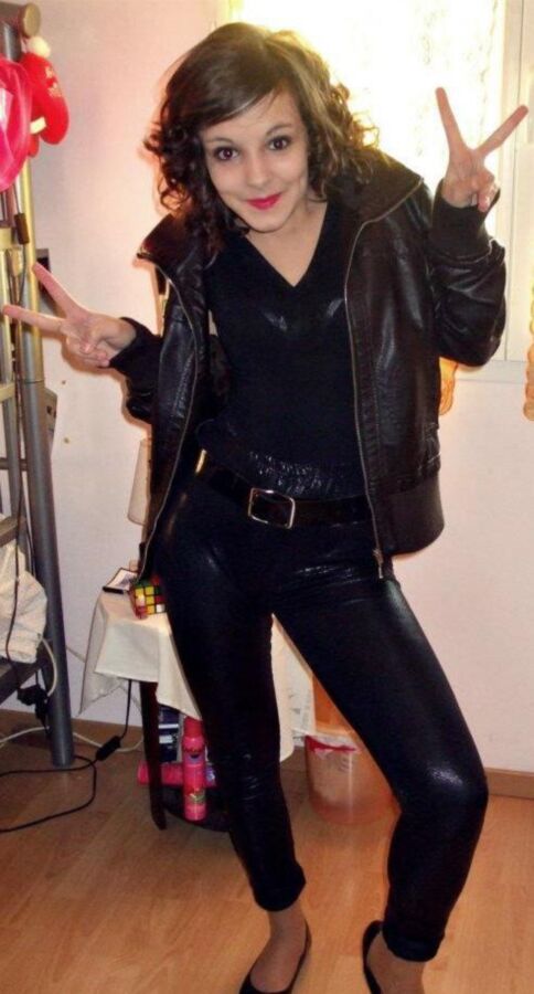 Free porn pics of Teen Leather Jacket French cum 2 of 51 pics