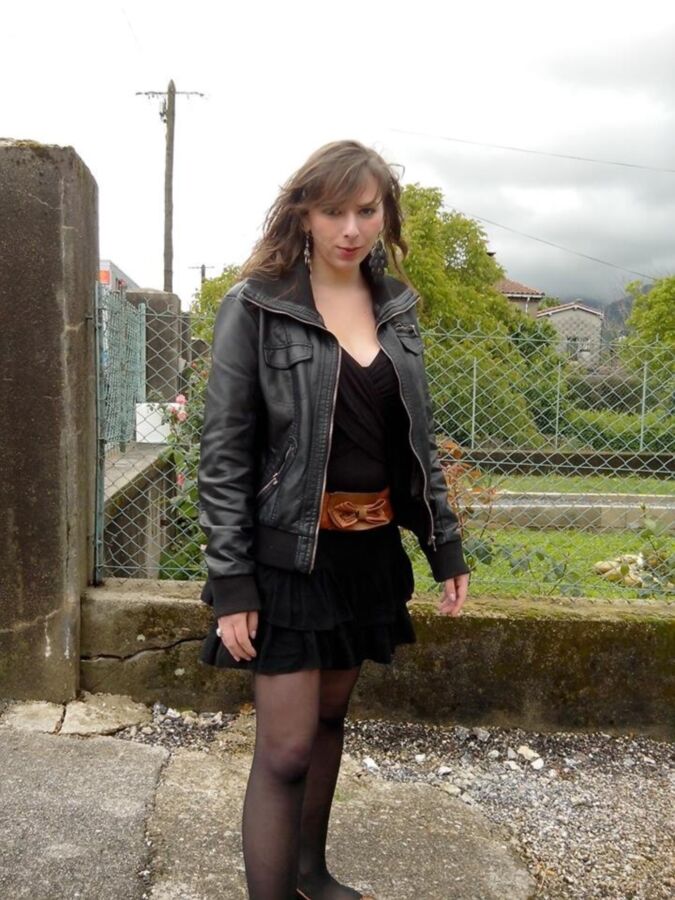 Free porn pics of Teen Leather Jacket French cum 22 of 51 pics