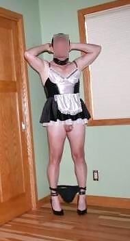 Humiliatingly exposed as a sissy maid 3 of 11 pics