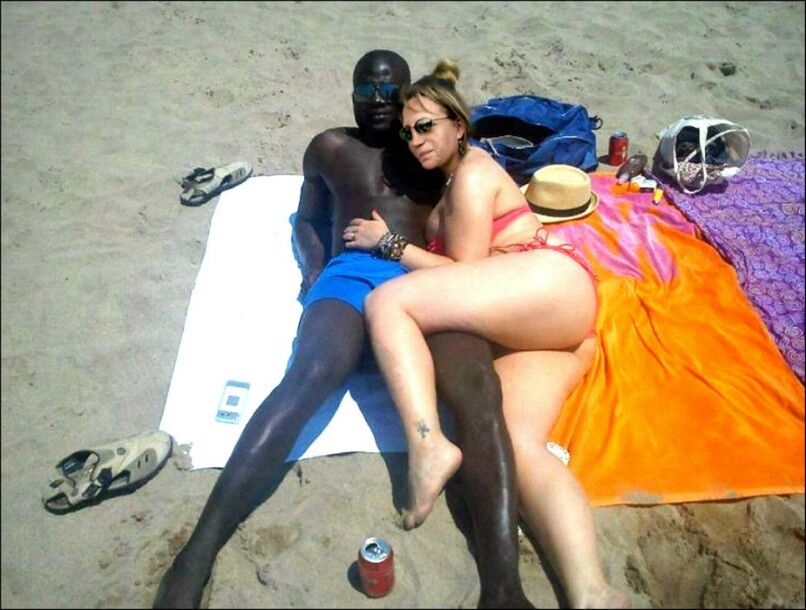 Beach wives flirt with and fuck strangers on Vacation 20 of 26 pics