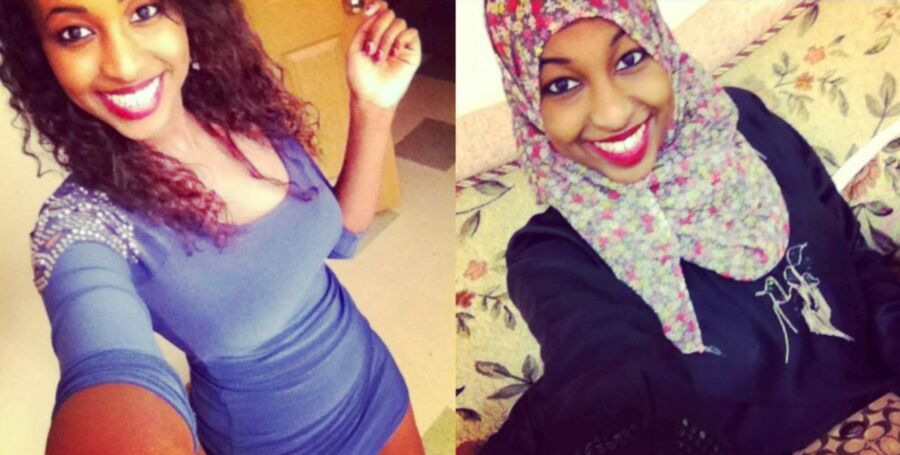 Free porn pics of With and without hijab 4 of 8 pics
