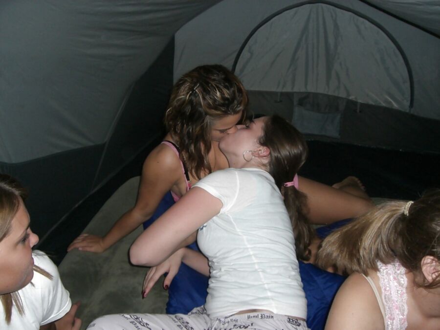 Free porn pics of Lesbian Sluts Camping 9 of 54 pics