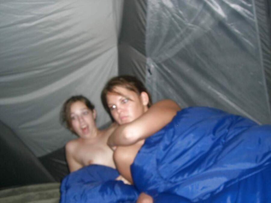 Free porn pics of Lesbian Sluts Camping 5 of 54 pics