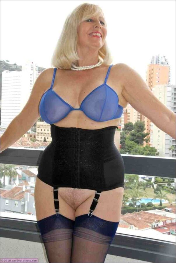 Free porn pics of Mature Sandy in girdles All in ones or corsets 8 of 58 pics